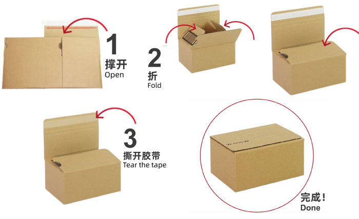 物流娱乐软件ecommerce 电商专用纸箱步骤